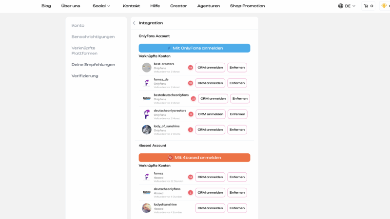 Famez CRM – Das zentrale Cockpit für Creator & Agenturen