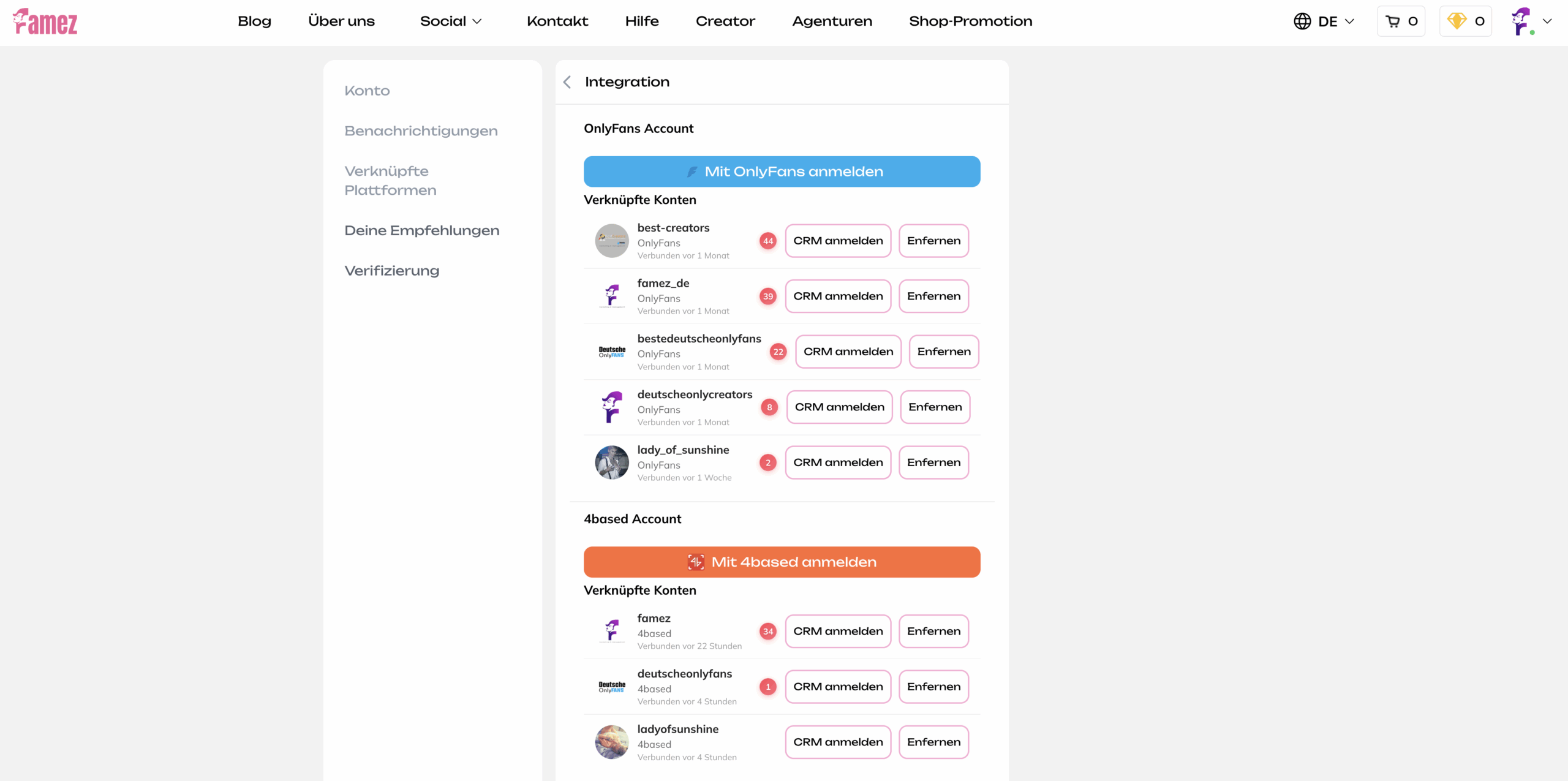 Famez CRM: Das zentrale Cockpit für Creator-Agenturen & Teams