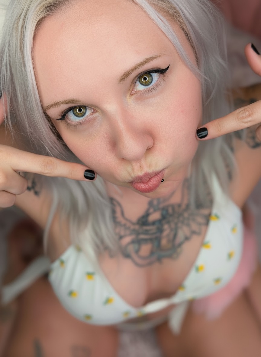 Sarah Sky playful pose
