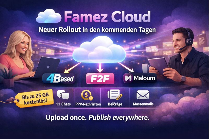 Famez Cloud: Zentrale Medienverwaltung für Creator & Agenturen